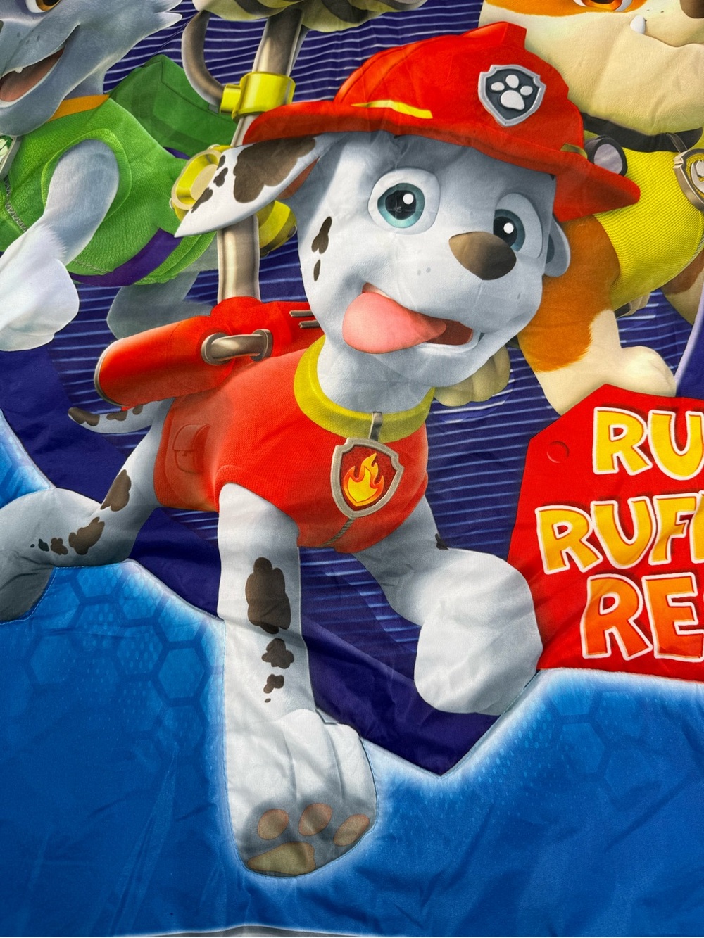 PAW PATROL Toddler Comforter Reversible Ruff Ruff Rescue‎ Nickelodeon 2019 Chase - Picture 2 of 14